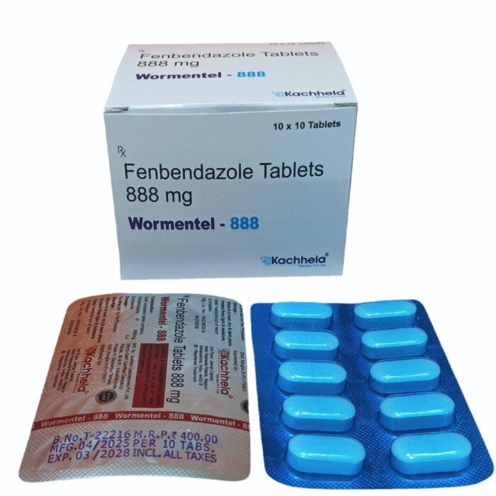 Buy Fenbendazole 888 mg (wormentel) Tablets Online Fenbendazole 888 mg
